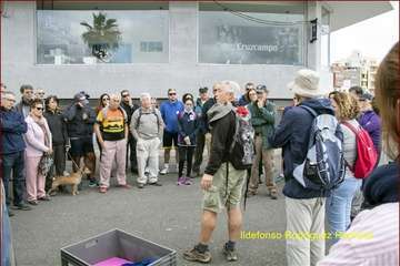 Ruta por la costa en memoria de José Luis González Ruano (Foto Ildefonso Rodríguez y TA)
